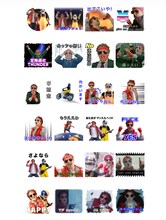 ザ・リーサルウェポンズLINEスタンプサンプル画像