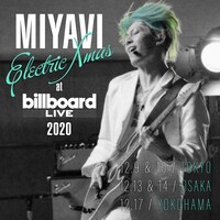 「MIYAVI Electric Xmas at Billboard Live 2020」告知ビジュアル