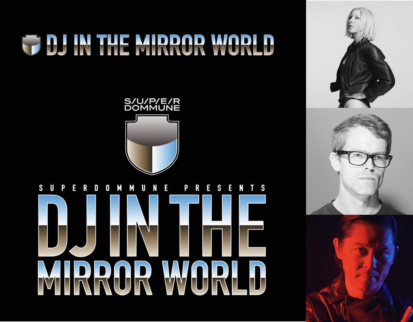 「DJ IN THE MIRROR WORLD」告知ビジュアル