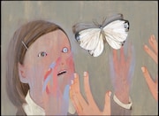 「怖い絵本」より「かがみのなか」。