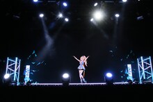 ミライアカリ「Mi:LIVE 2020 AKARI→START」の様子。