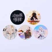 「魔女展」で販売される「ヰ世界情緒ステッカーセット」。