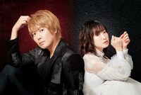 fripSide。左から八木沼悟志、南條愛乃。