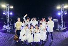 RYUTistとバンドメンバー。