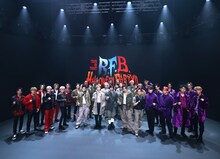THE RAMPAGE from EXILE TRIBE、FANTASTICS from EXILE TRIBE、BALLISTIK BOYZ from EXILE TRIBEの集合写真。（写真提供：LDH JAPAN）