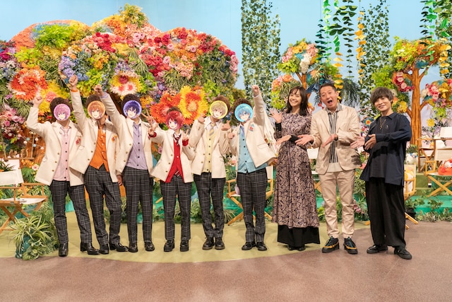 人気画像1位は「すとぷりがNHK『沼にハマってきいてみた』登場、『スキスキ星人』テレビ初披露」より、出演者の集合写真。（写真提供：NHK）