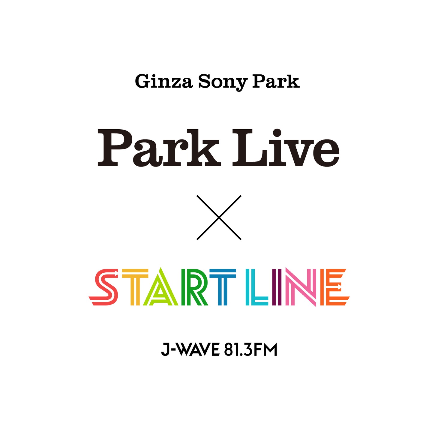 「Park Live」×J-WAVE「START LINE」ロゴ
