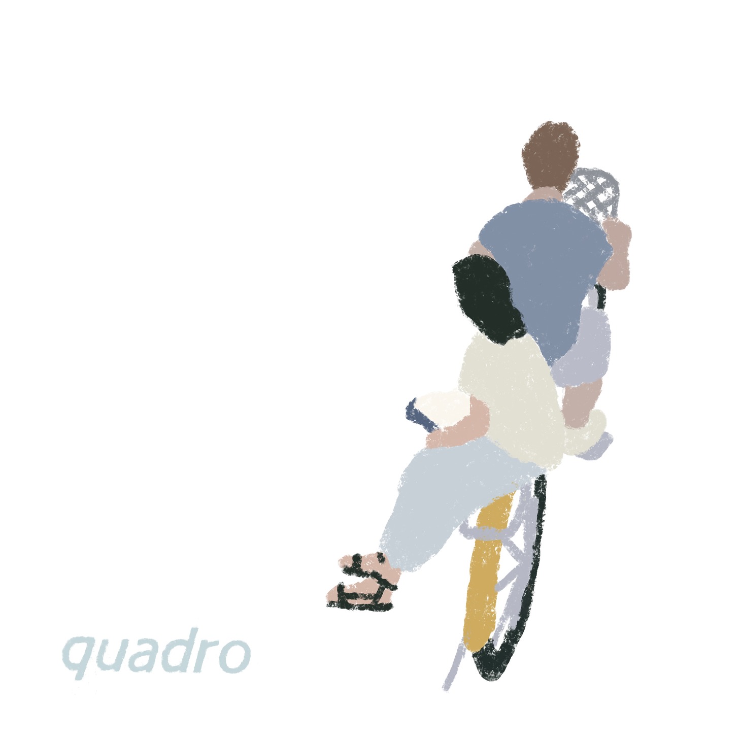 THE LIQUID RAY「quadro」配信ジャケット