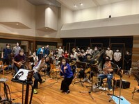 レコーディングの様子。