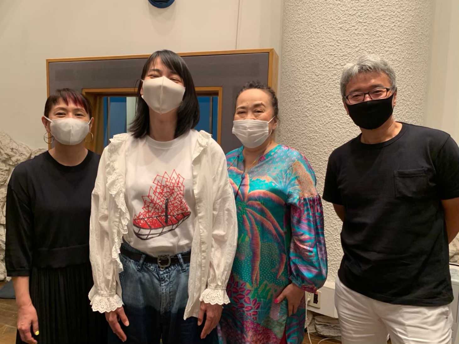 レコーディングの様子。