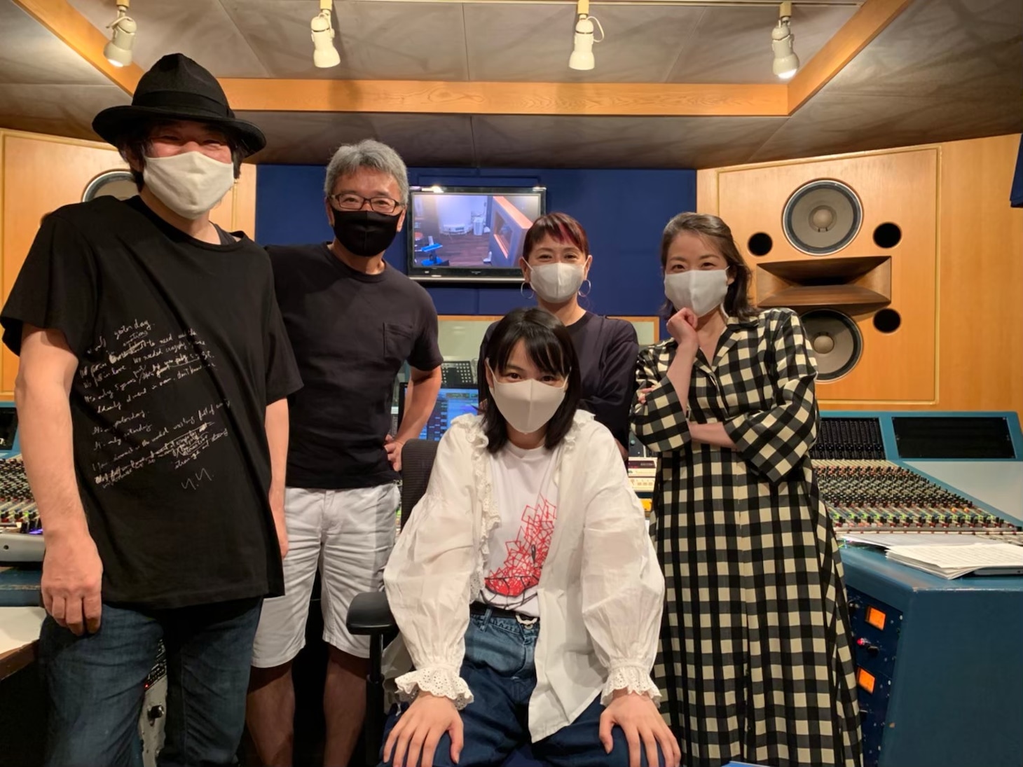 レコーディングの様子。