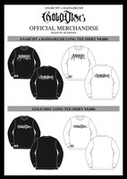 「BUDSPOOL」とコラボした「GOLD DISC」のオフィシャルグッズ。