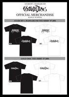 「BUDSPOOL」とコラボした「GOLD DISC」のオフィシャルグッズ。