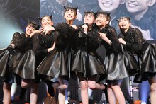 超ときめき▽宣伝部「行くぜ！LINE CUBE SHIBUYAからお届け！超ときめき▽宣伝部！」の様子。