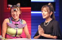 左からフワちゃん、ローラ。(c)フジテレビ