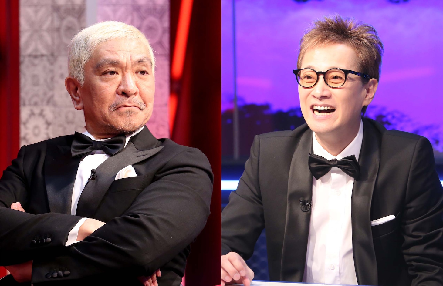 左から松本人志、中居正広。(c)フジテレビ