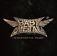 BABYMETAL「10 BABYMETAL YEARS」初回限定盤Aおよび通常盤のジャケット。