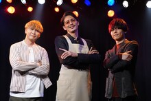 左から大野雄大、玉木宏、岩岡徹。 (c)読売テレビ