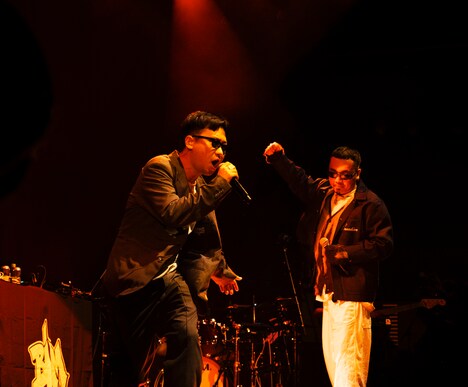 左からBIM、kZm。（Photo by Yohji Uchida）