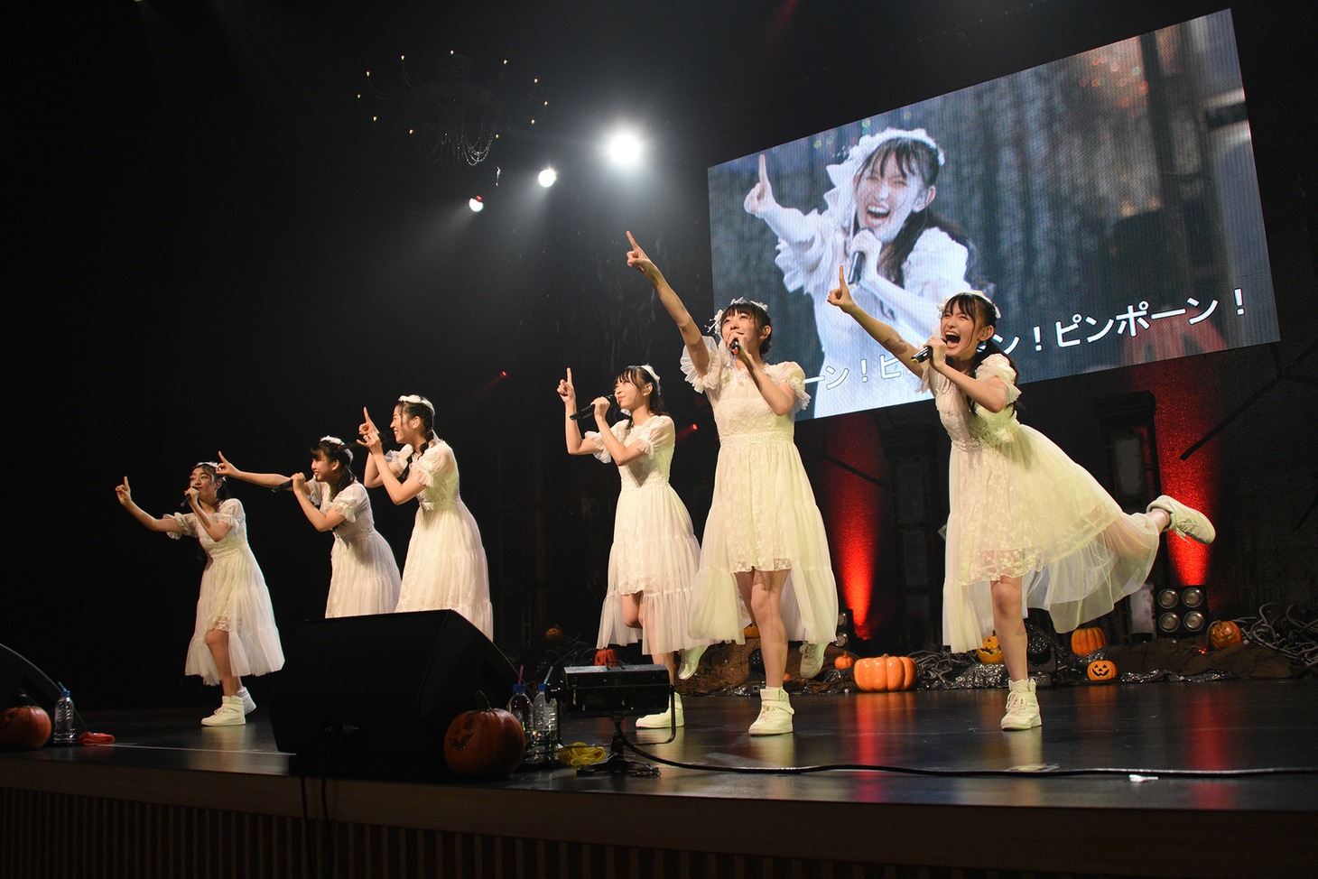 「行くぜ！LINE CUBE SHIBUYAからお届け！超ときめき▽宣伝部！」の様子。