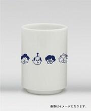 くるり「益荒男さん」湯呑みのイメージ。