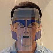 悪魔のフェイスシールド