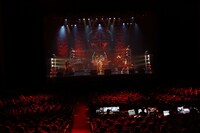 聖飢魔II「ヴィデオ黒ミサ＆生トークツアー『特別給付悪魔』」の様子。