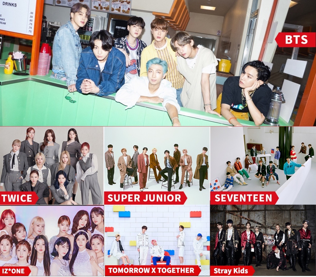 「2020 THE FACT MUSIC AWARDS」出演アーティスト