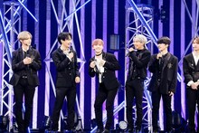 「JO1 1stアルバム『The STAR』リリース記念 ショーケースオンライン生配信イベント」の様子。