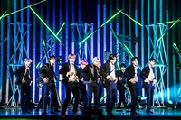 「JO1 1stアルバム『The STAR』リリース記念 ショーケースオンライン生配信イベント」の様子。