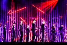 「JO1 1stアルバム『The STAR』リリース記念 ショーケースオンライン生配信イベント」の様子。