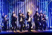 「JO1 1stアルバム『The STAR』リリース記念 ショーケースオンライン生配信イベント」の様子。