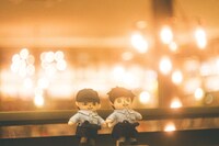 しめぬいの雅功と彪我。（撮影：鈴木友莉）