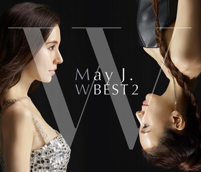 May J.「May J. W BEST 2 -Original & Covers-」CD2枚組＋DVD2枚組盤ジャケット写真