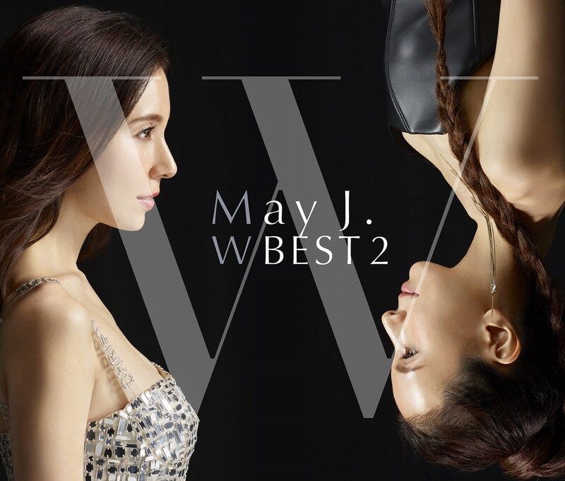 May J.「May J. W BEST 2 -Original & Covers-」CD2枚組＋DVD2枚組盤ジャケット写真