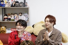 ユーキ（超特急）とないとー（おるたなChannel）。