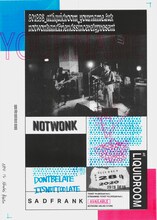 「NOT WONK presents "Your Name"」告知ビジュアル