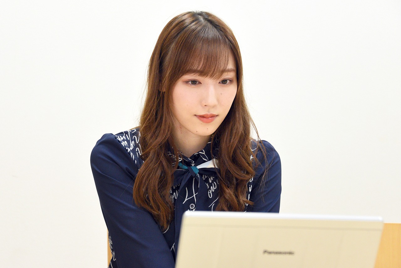 つんく♂との対談に臨んだ譜久村聖（モーニング娘。'20）。