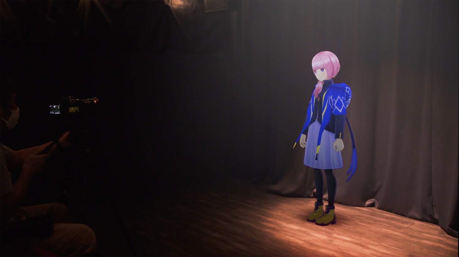花譜「メルの黄昏」ミュージックビデオのメイキング映像より。