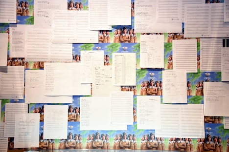 「ユニコーン100周年展～百が如く～」よりアルバム「Z」レコーディング資料。