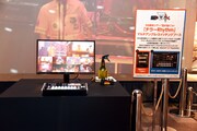 「ユニコーン100周年展～百が如く～」より「チラーRhythm」マルチアングル・スイッチングブース。