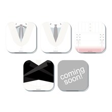 「櫻坂46カフェ」グッズのアクリルコースター。