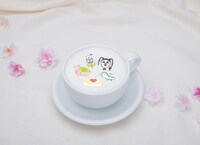 「櫻坂46カフェ」アートカフェラテ
/ アートティーラテ