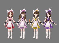 ももいろクローバーZの“Vケットちゃん”アバター。