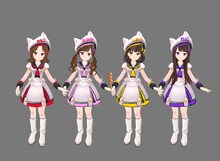 ももいろクローバーZの“Vケットちゃん”アバター。