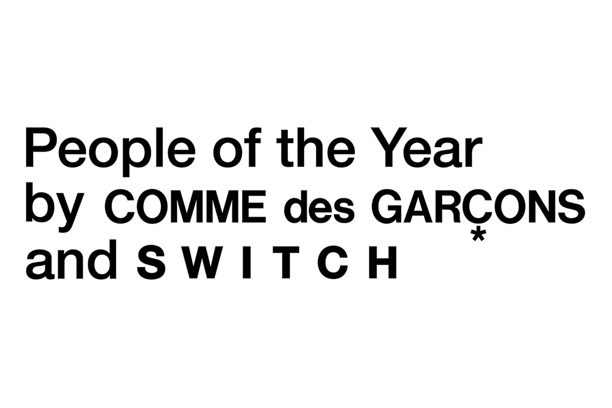 「People of the Year by COMME des GARCONS and SWITCH」ロゴ