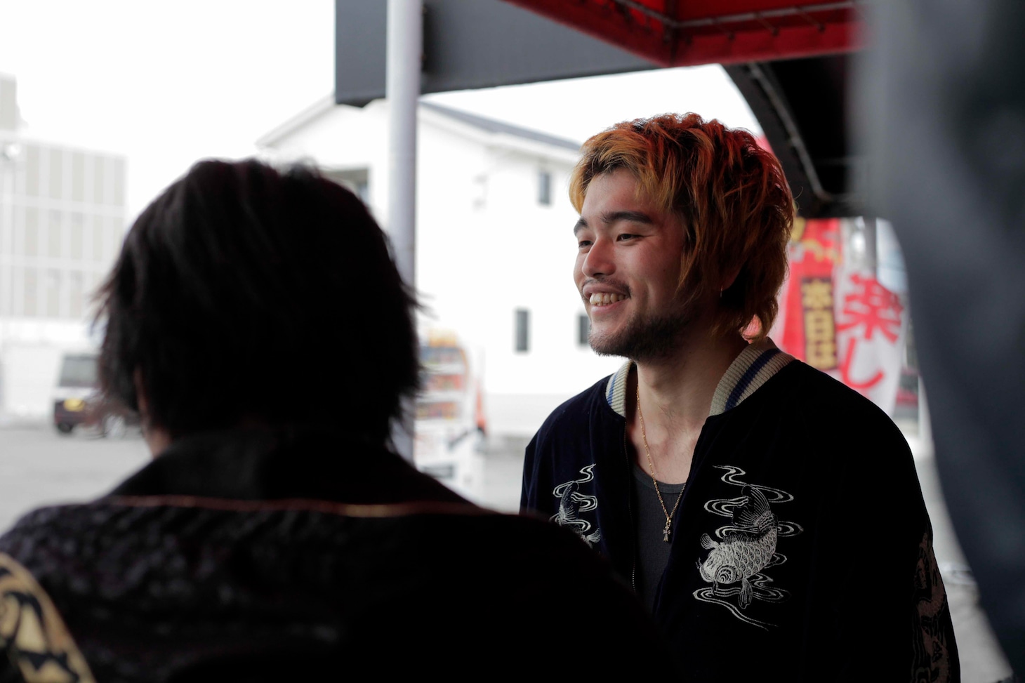 「佐々木、イン、マイマイン」撮影時の井口理（King Gnu）。