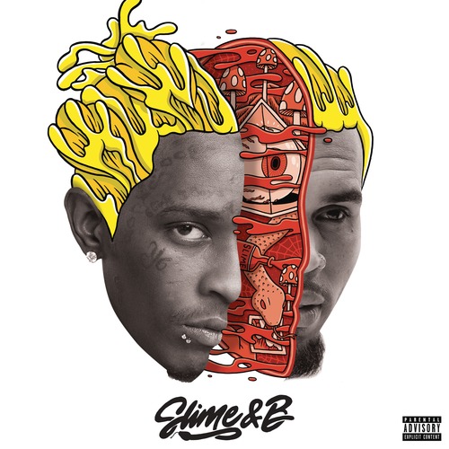 クリス・ブラウン「Slime & B」配信ジャケット