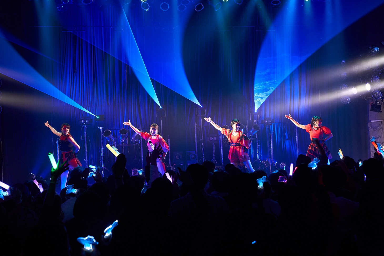 アメフラっシ「2nd Anniversary Live“ON AIR”」の様子。