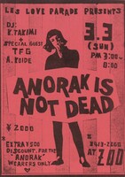 「アノラック・イズ・ノット・デッド」フライヤー